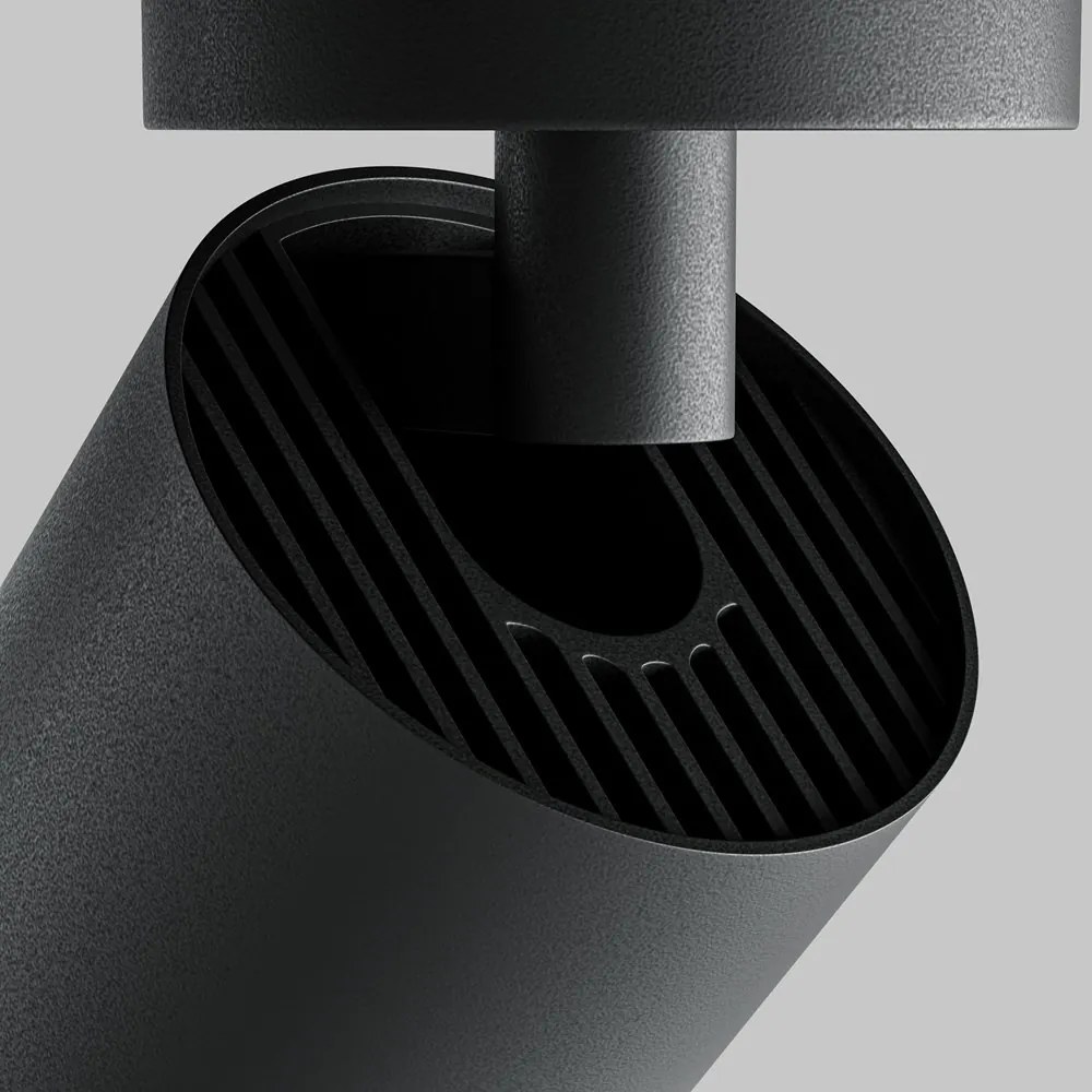 Spot LED aplicat directionabil Focus Zoom 3000K negru