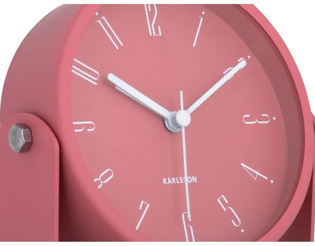 Karlsson 5989RD ceas cu alarmă design roșu,diametru 12 cm