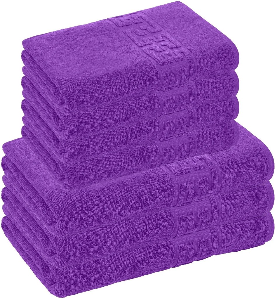 Set 7 Prosoape, Bumbac 100%, 550g/m²