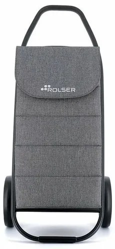 Geantă de cumpărături pe roți Rolser Com Polar 8Black Tube, gri
