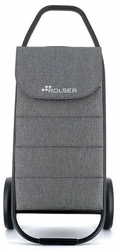 Geantă de cumpărături pe roți Rolser Com Polar 8Black Tube, gri