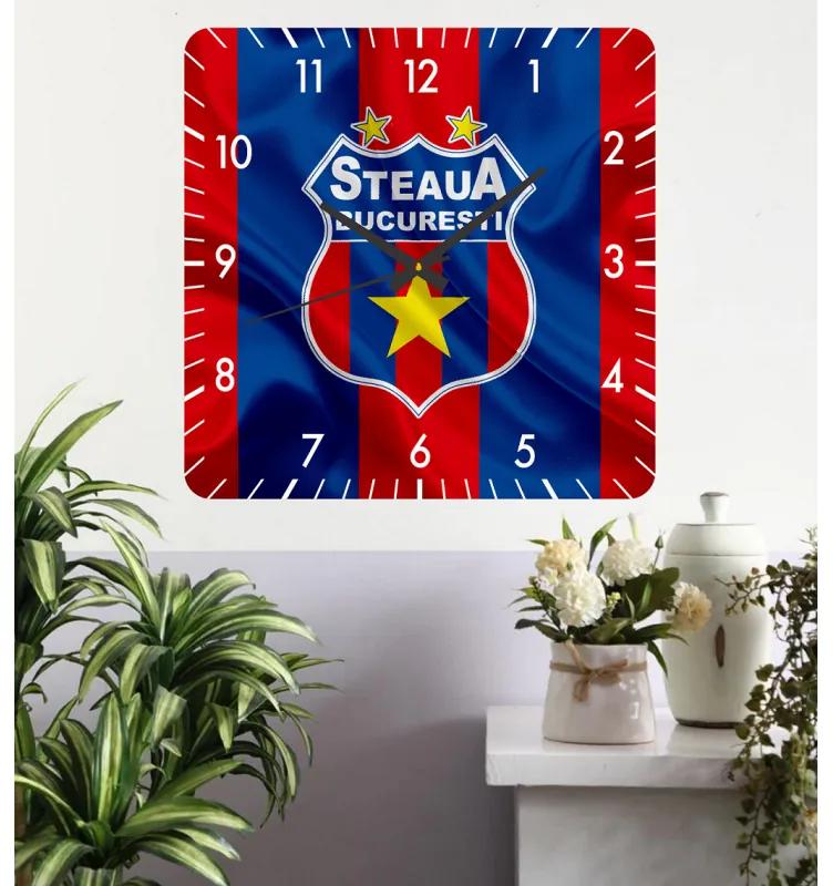 Ceas de perete Steaua Bucuresti -30x30 cm