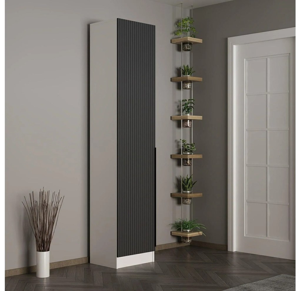 Dulap cu rafturi Nemake 23 (antracit) . 1093960
