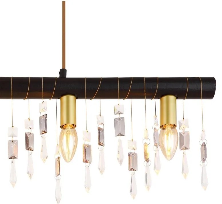 Lustra suspendata design modern Kira I negru