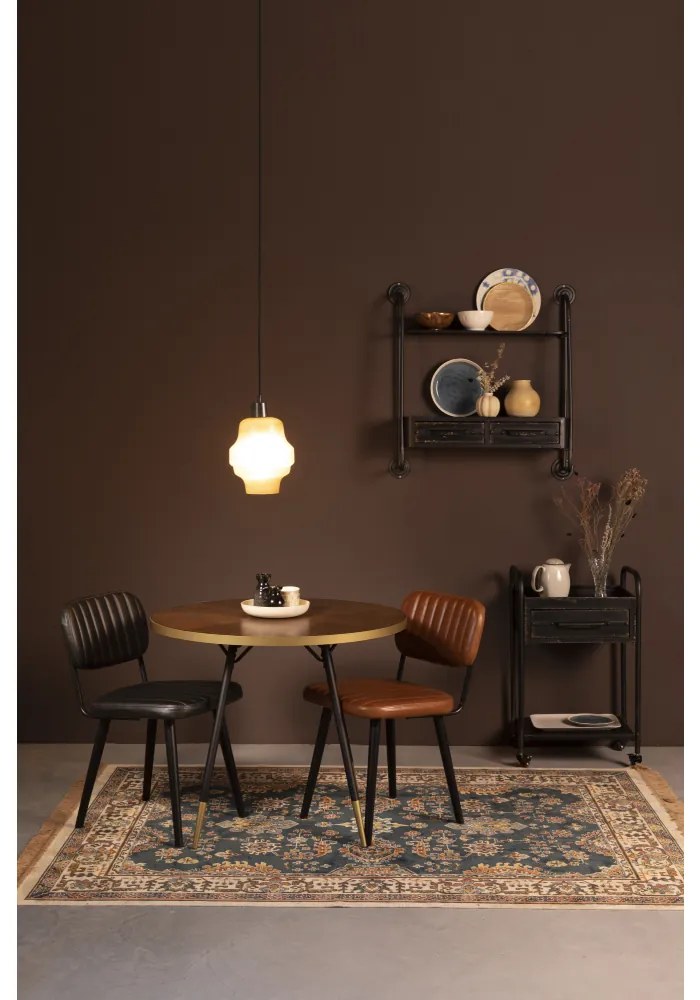 Masa dining rotunda nuc si alama Ø 91cm Denise
