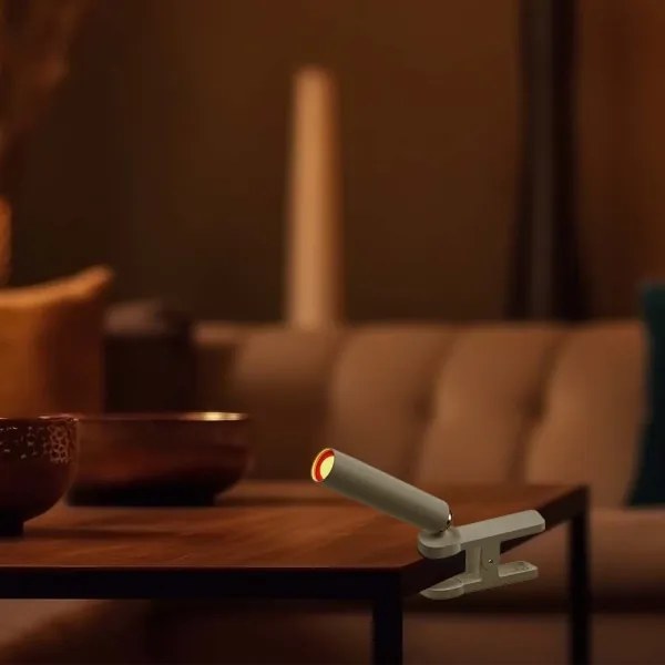 Lampă de birou LED magnetică reglabilă LED/3W/5V 4000K 1500 mAh albă