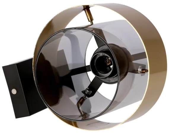 Lampă de perete SPIEGA 1xE27/60W/230V auriu/negru