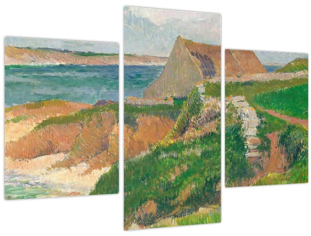 Tablou - Henri Moret, The Island of Raguenez, Brittany, reproducere (90x60 cm)