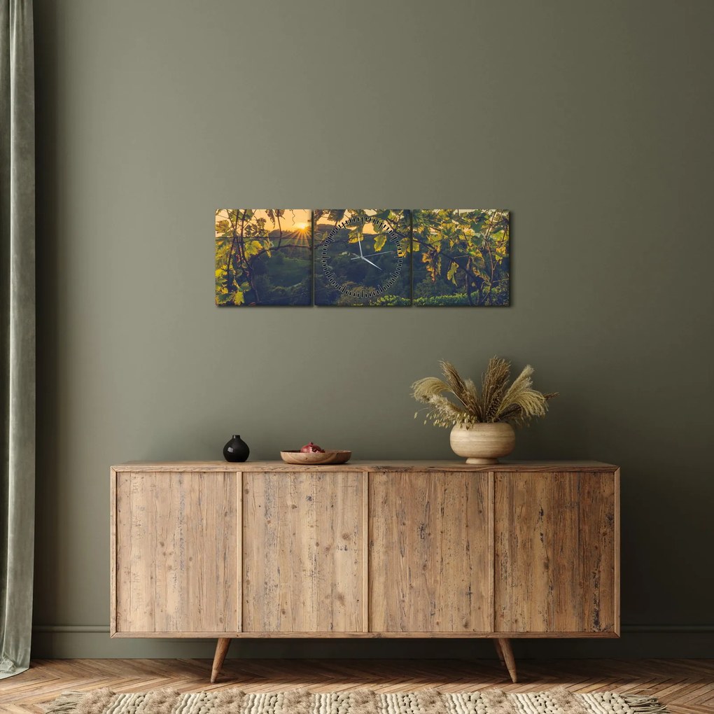 Tablou - Podgorii (cu ceas) (90x30 cm)