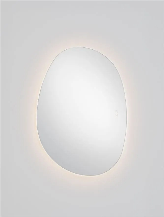 Oglinda cu iluminat LED pentru baie IP44 LORIN 60x85cm