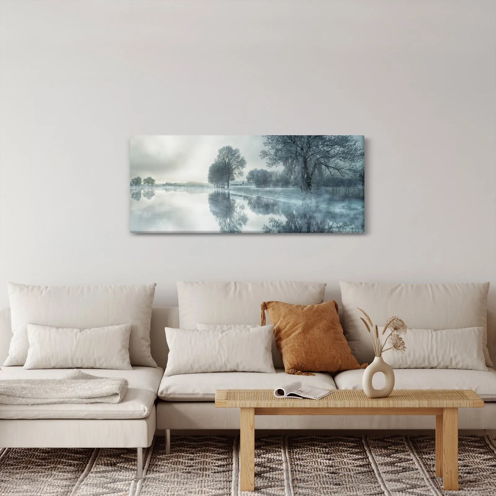 Tablou cu natura iarna (120x50 cm)