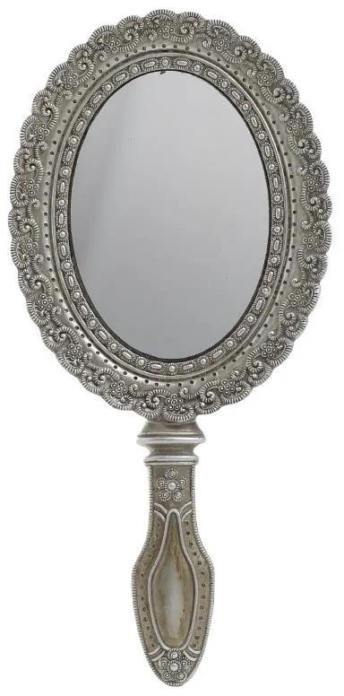 Oglinda de mana eleganta Antique Silver