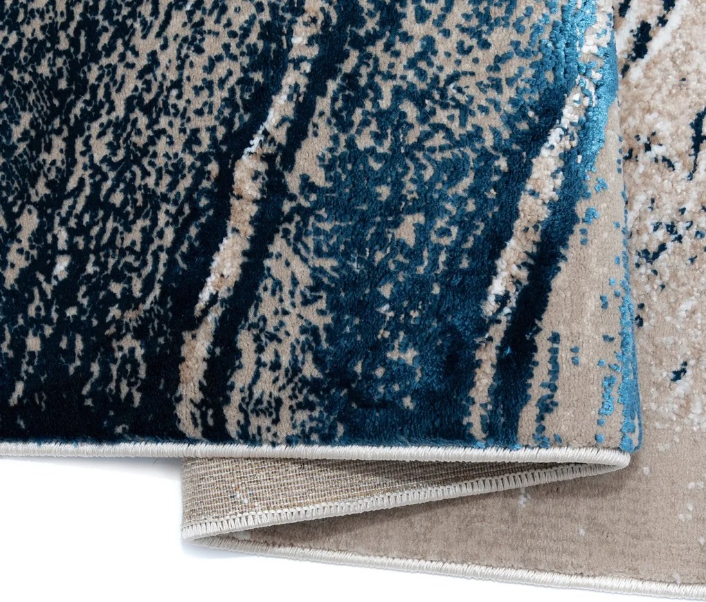Covor Modern Living, Dormitor Dreptunghiular Cameleon 2323A Albastru (Alege dimensiunea: 60 x 130)