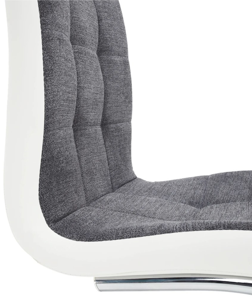 Scaun de sufragerie Santa new (gri închis + alb). 772783