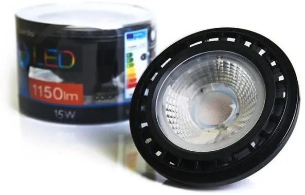 Bec LED dimabil ES111 BULB negru 15W 3000K