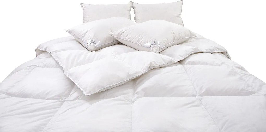 Pilotă Feeling 50 180x200 cm - Puf de gâscă 50%, pană mică de gâscă 50%, 250g/mp