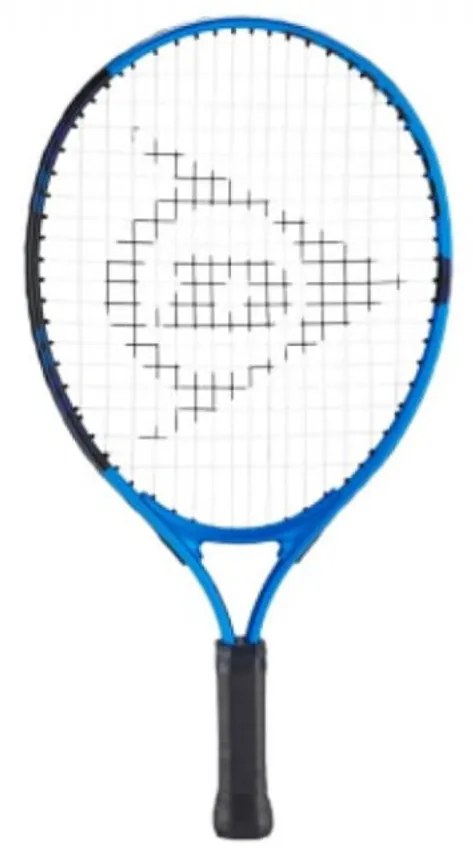 Racheta de tenis pentru copii Dunlop™ FX JR 19 PRO, Din aluminiu, Lungime 48.2 cm, 1-4 ani, Albastru
