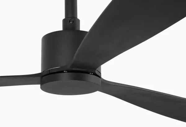 Ventilator de tavan FARO 33761WT AMELIA L negru d. 132 cm Wi-Fi + telecomandă