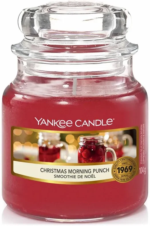 Yankee Candle parfumata lumanare Christmas Morning Punch Classic mica