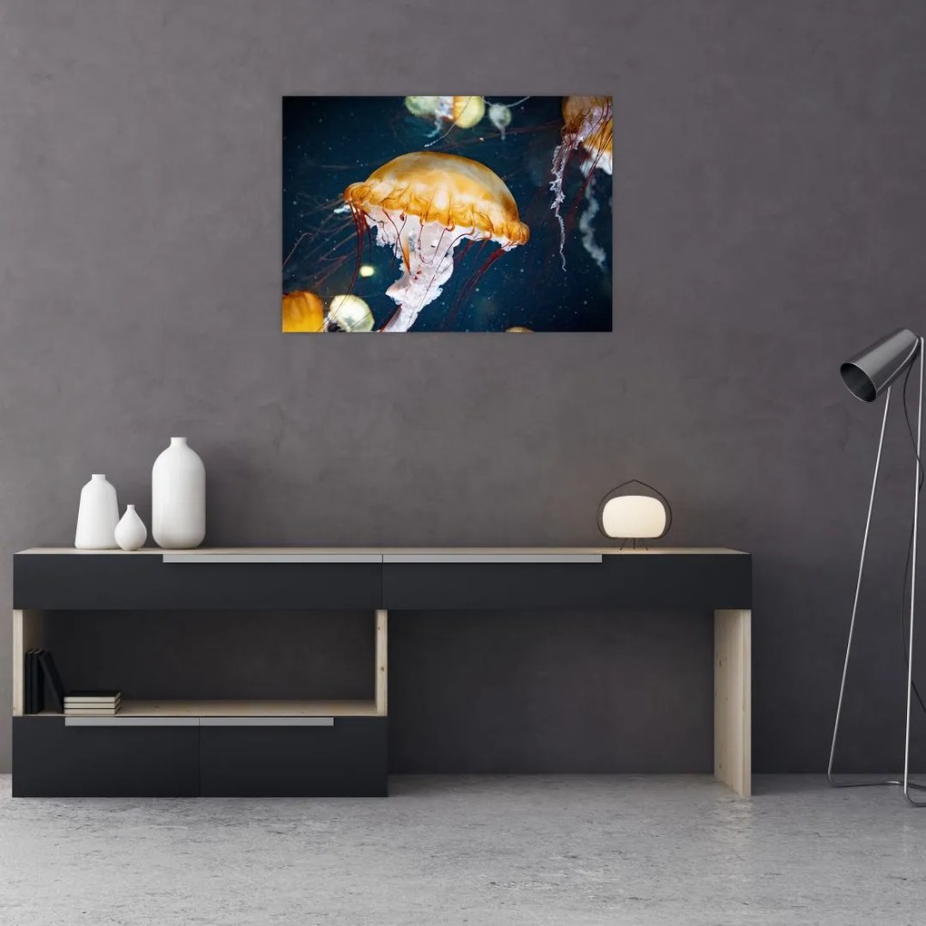 Tablou pe sticlă - Medusa (70x50 cm)