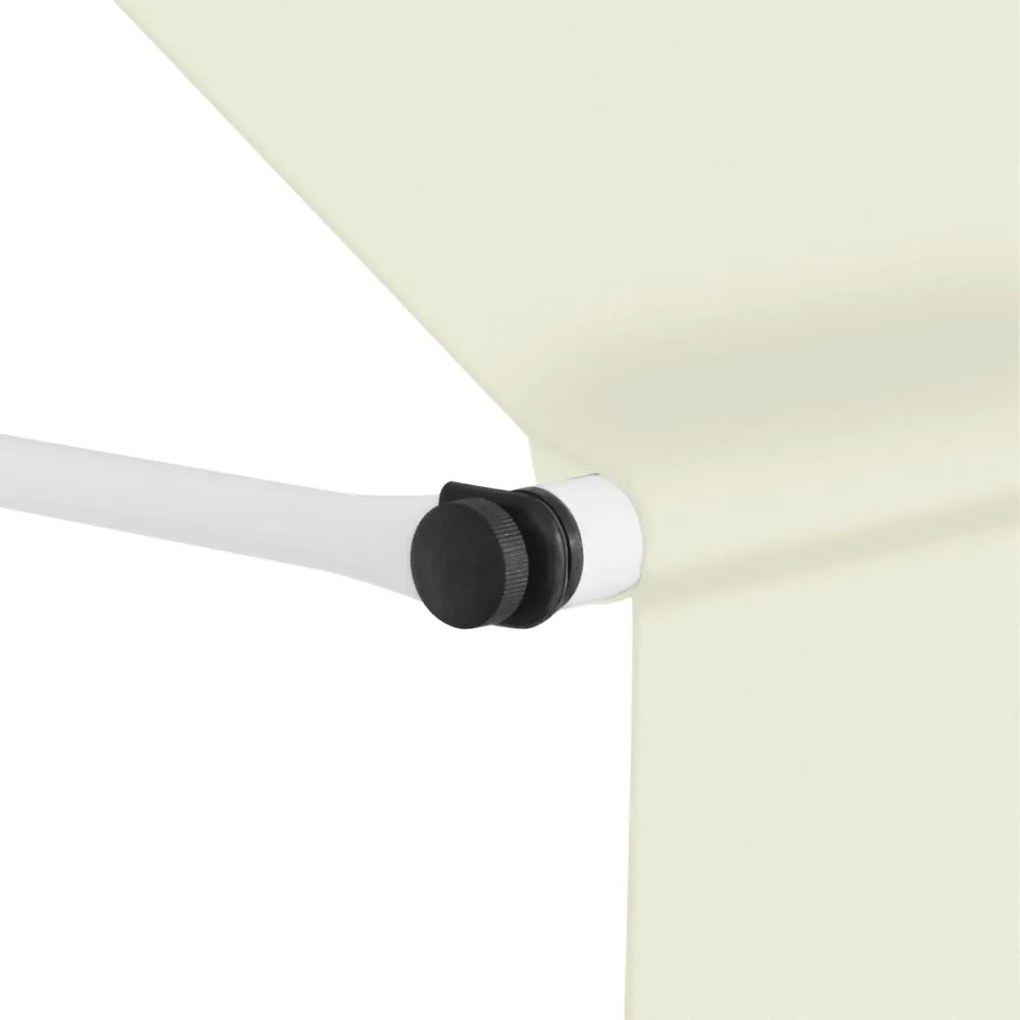 Copertina retractabila manual, crem, 200 cm