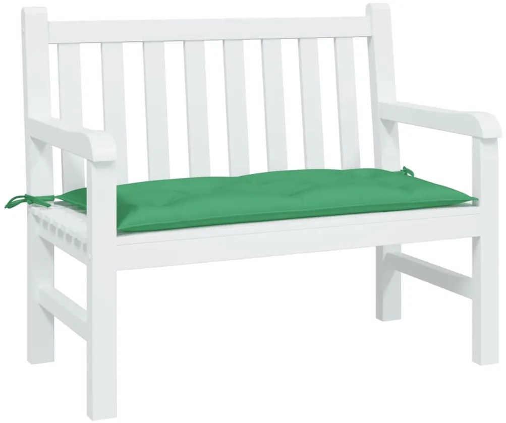 vidaXL Pernă bancă de grădină, verde, 100x50x7 cm, material oxford