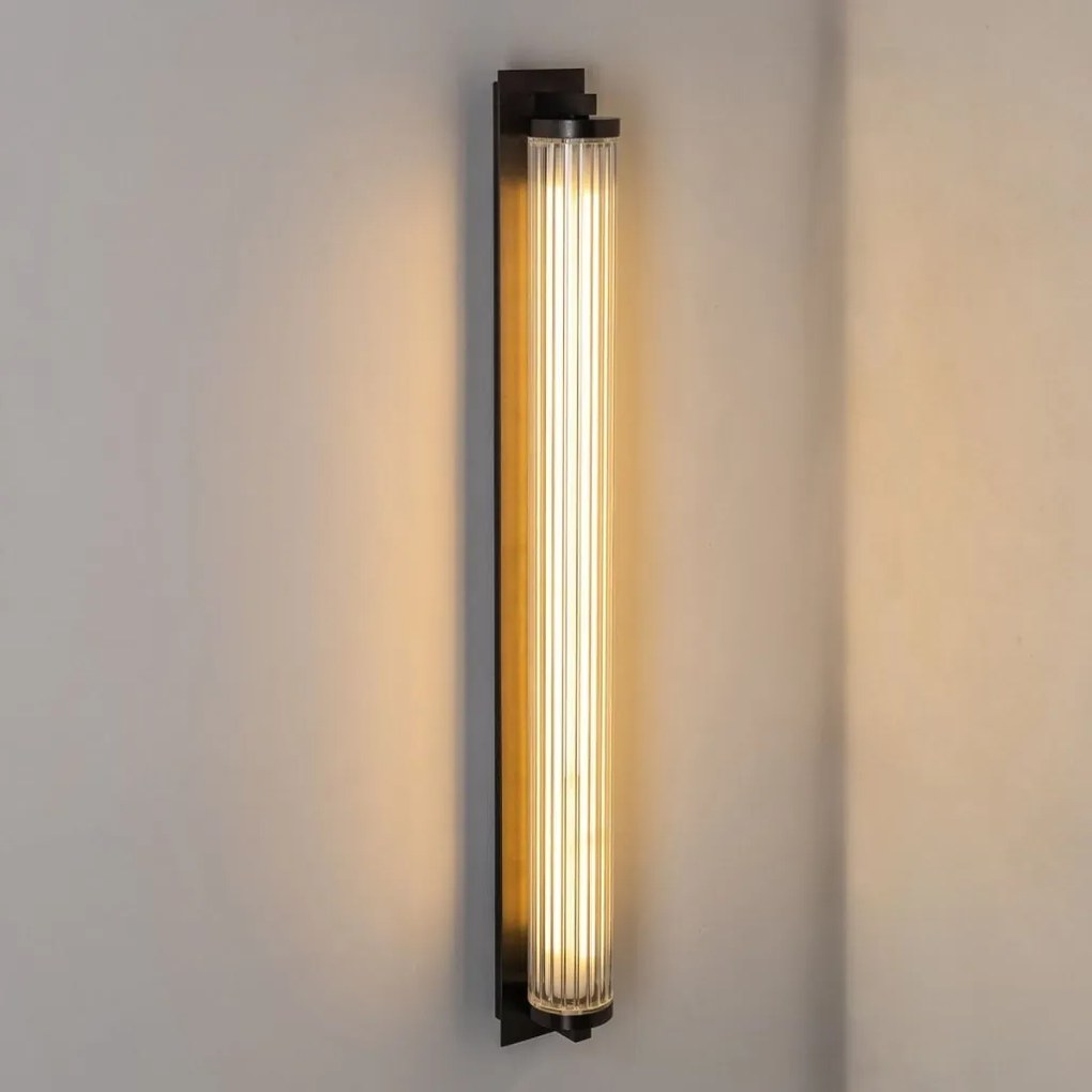 Aplica de perete LED smart cu telecomanda COMO titan periat