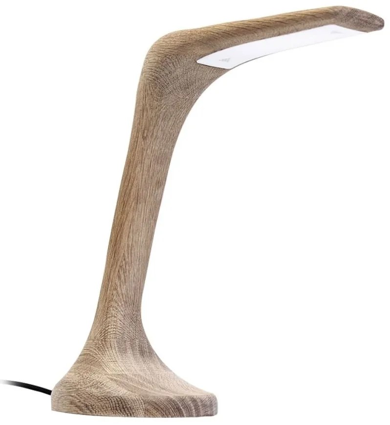 Veioza LED dimabila, din lemn design modern Moderna