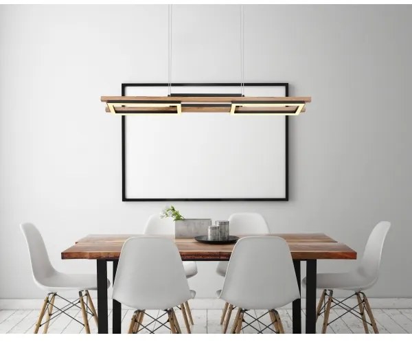 Lustră LED pe cablu Globo 67266H ILLA LED/30W/230V