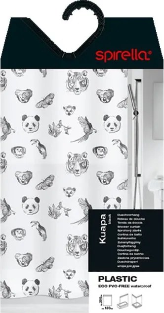 Perdea de duș 180x200 cm Kuapa – Spirella