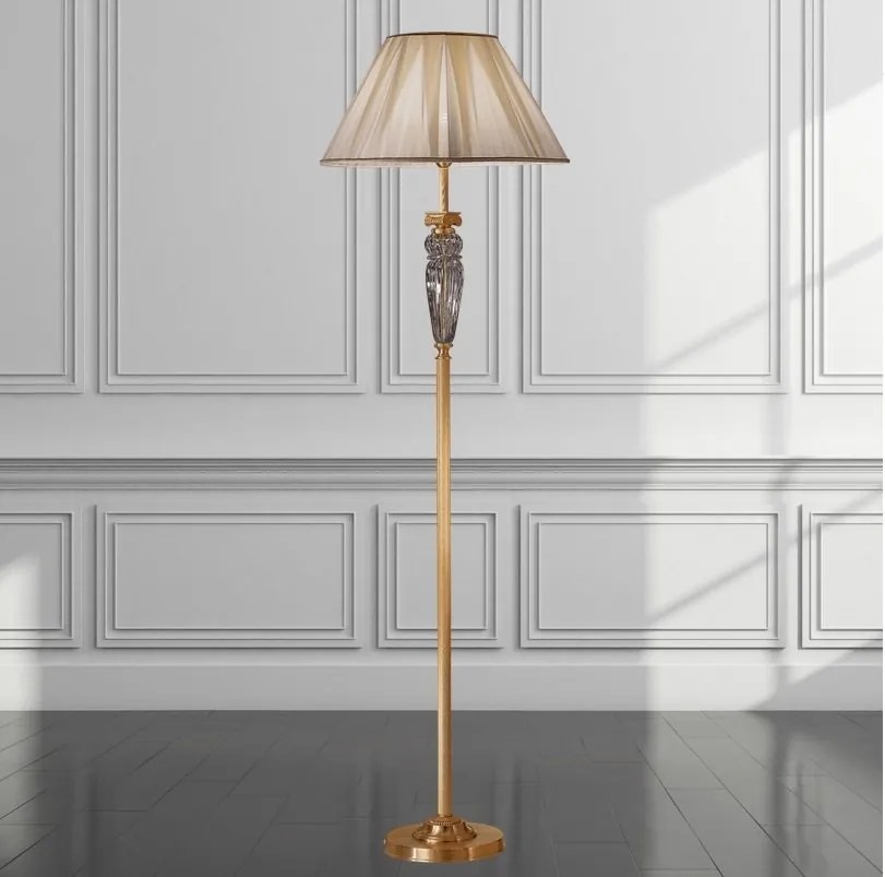 Lampa de podea LUX design clasic realizata manual Natascia