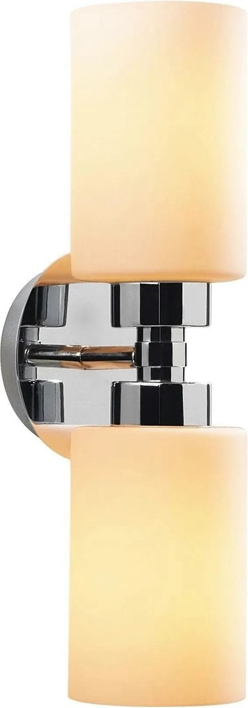 Aplica BALCOVA N-347, crom/alb, metal/sticla, 10x13x43 cm