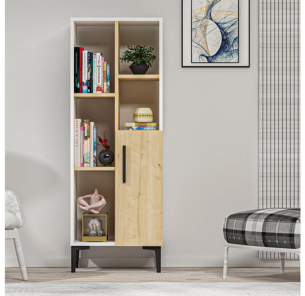 Raft Nobuti (alb + stejar zafir) . 1094216