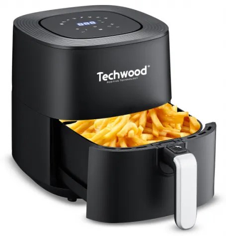 Friteuza cu aer cald Techwood TFR-556SHD, 5.5L, 1700W, 8 programe, 80 - 200 °C