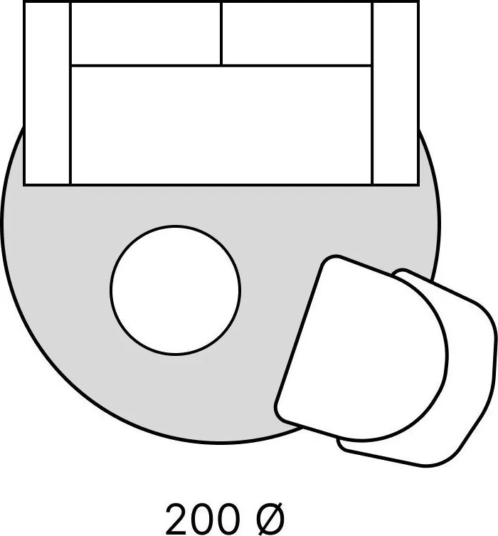 Covor în culoare naturală deschisă țesut manual rotund din lână ø 200 cm Calmio – Hanse Home