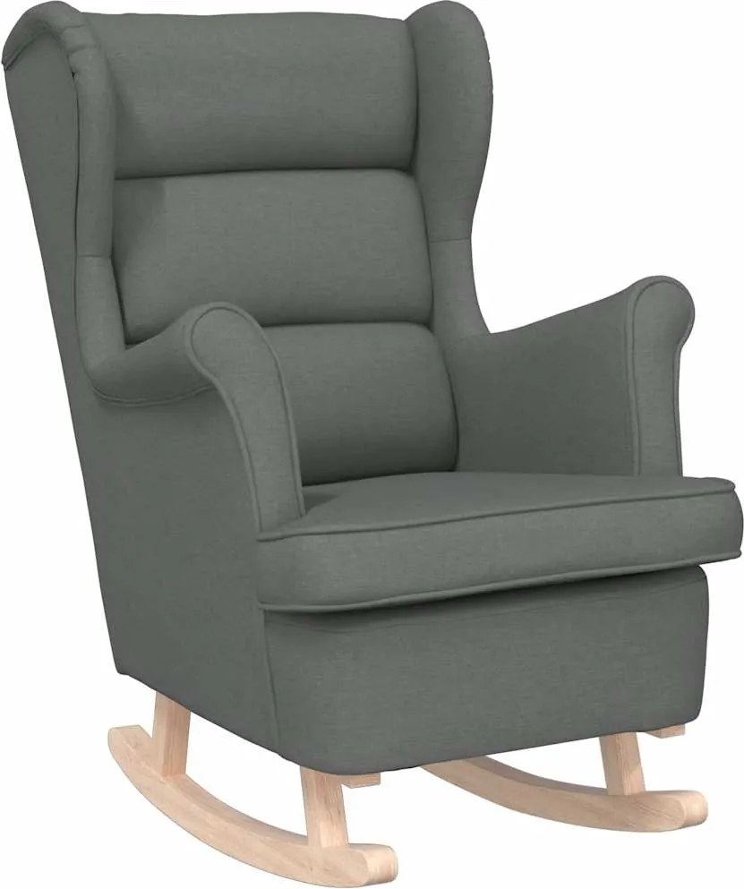 vidaXL Scaun balansoar, gri închis, 74x90x102 cm, material textil