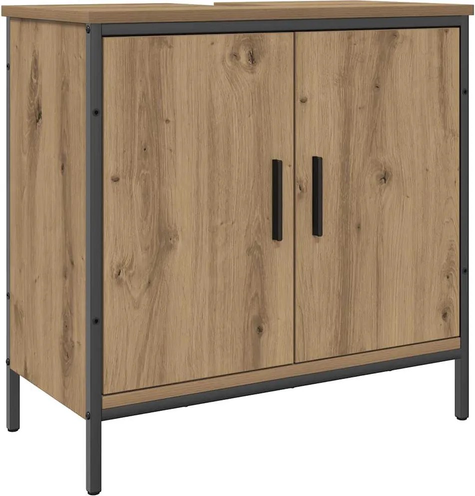 vidaXL Dulap de chiuvetă, stejar artizanal, 60x30x60 cm lemn prelucrat