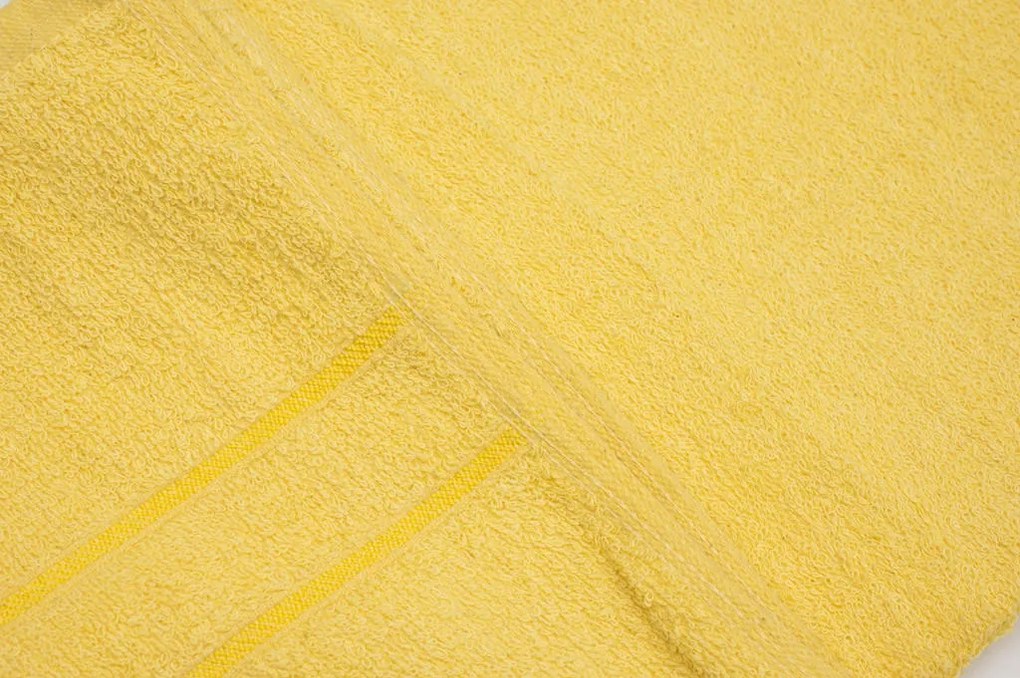 Prosop din bumbac Culoare Galben deschis, DONNA 70X120 cm