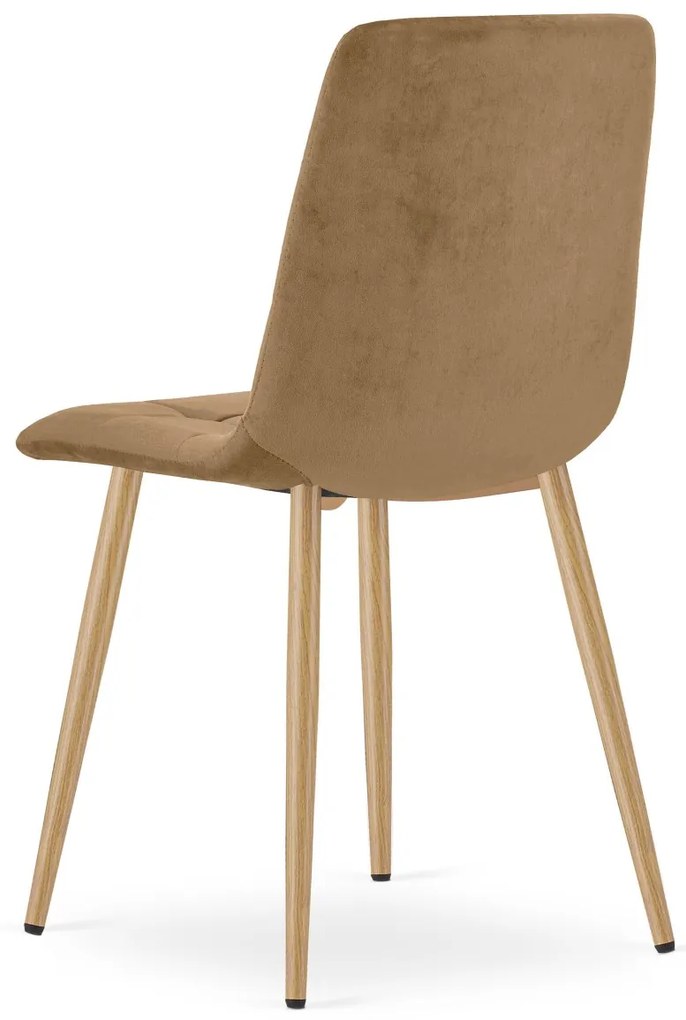 Scaun catifea maro KARA