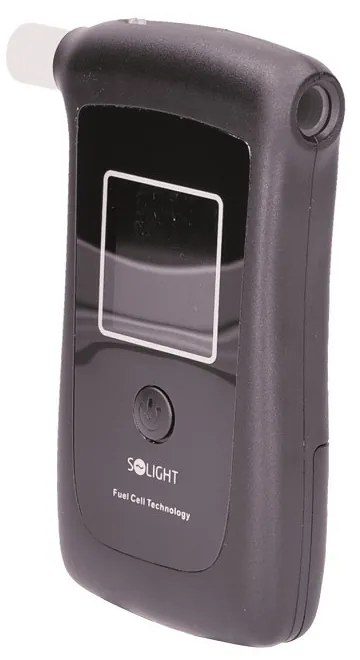 Tester profesional de alcool Fuel Cell cu un interval de 0,0-4,0 ‰ BAC, negru