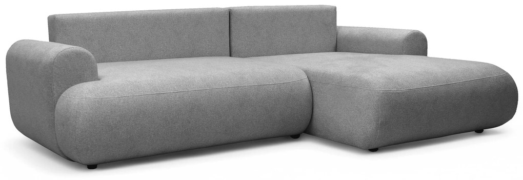 Colțar extensibil cu funcție de dormit Lotulis Mini dreapta - gri material hidrofob Blur 18