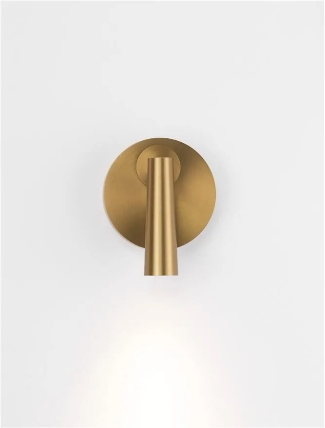Aplica cu Spot LED directionabil stil minimalist TICO auriu, NVL-9695148