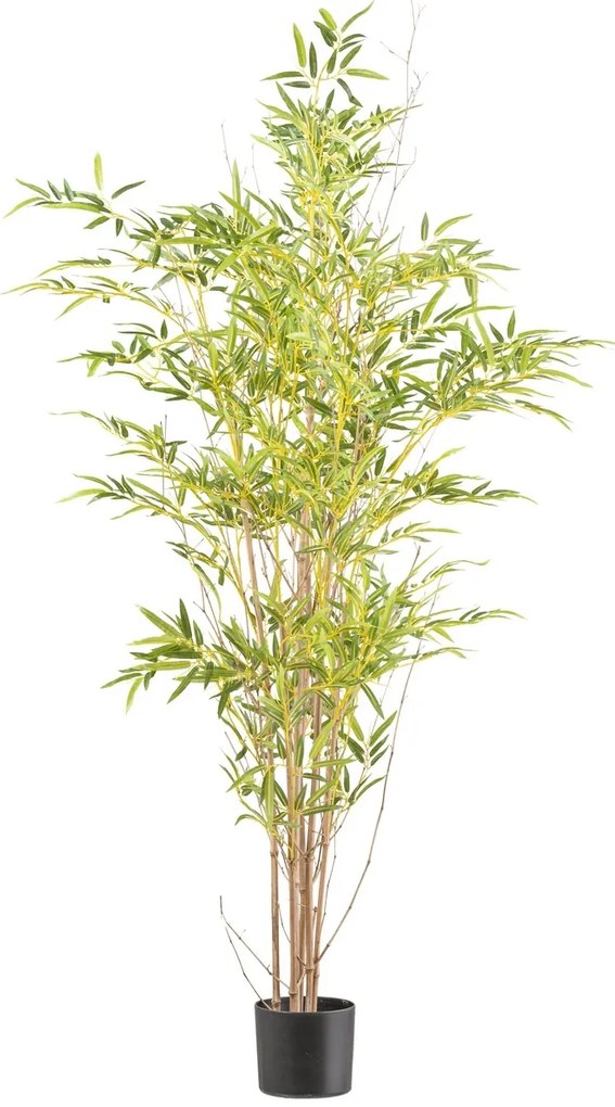 Planta artificială Bambus, 150 cm, verde