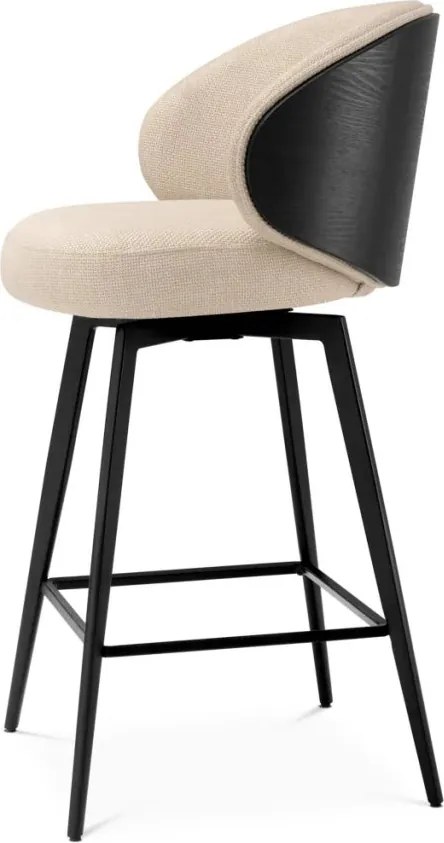 Scaun de bar design elegant LUX Camerota, Scalea sand