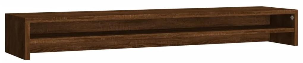 Suport pentru monitor stejar maro 100x24x13 cm lemn prelucrat Stejar brun