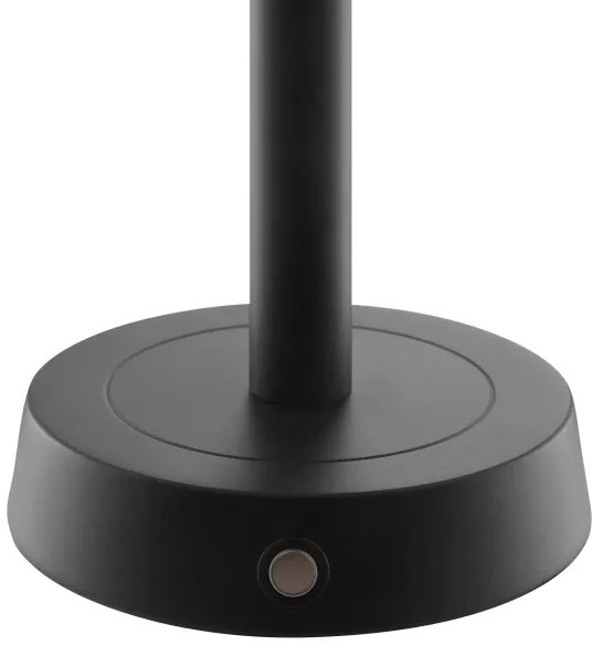 Brilliant - Lampă de birou reîncărcabilă RAZOR cu LED, control tactil și reglare a luminozității, 2,5W/5V, 2700K, IP44, negru