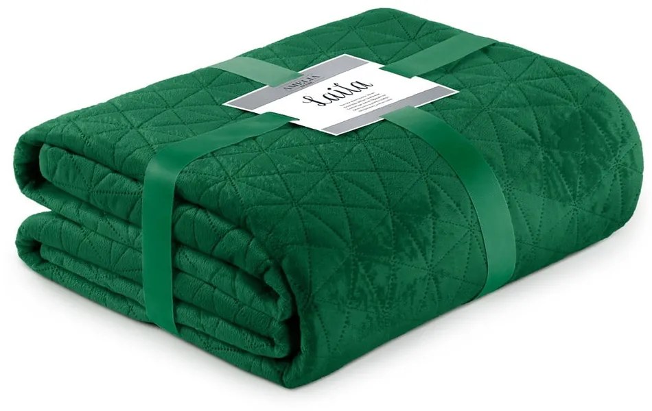 Cuvertură AmeliaHome Laila Jade, 220 x 240 cm, verde