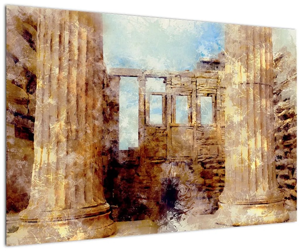 Tablou - Erechtheion, Atena, Grecia (90x60 cm)