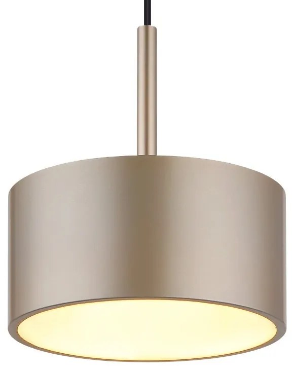 Pendul LED sampanie negru RAYMOND