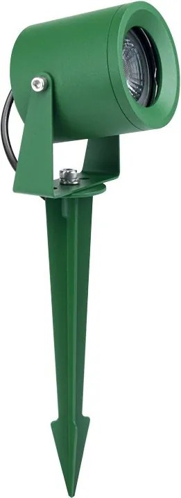 Proiector cu Tarus iluminat exterior decorativ IP65 ARCO verde 24V